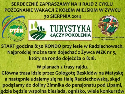 Zaproszenie na II Rajd Pożegnania Wakacji - zdjęcie2