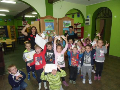 Spotkania przedszkolaków z biblioteką w Węgierskiej Górce rozpoczęte - zdjęcie1