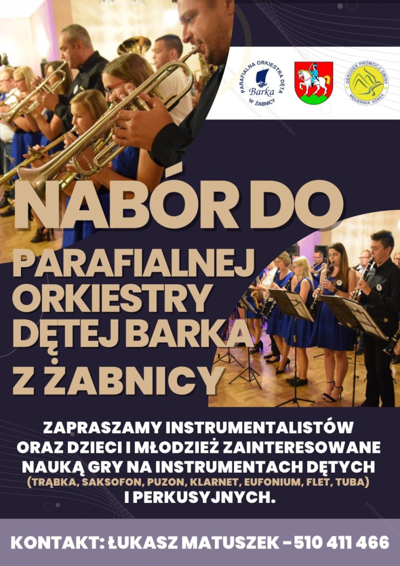 Nabór do Parafialnej Orkiestry Dętej Barka z Żabnicy