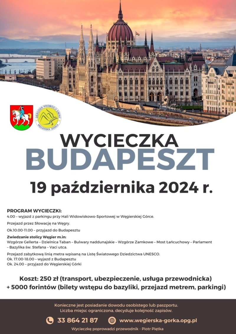 Wycieczka BUDAPESZT